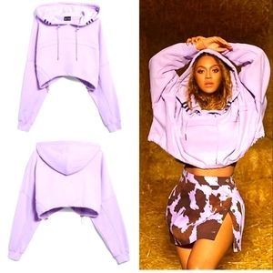 Adidas x IVY PARK Rodeo Hooded Shrug Purple Glow